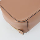 Salvatore Ferragamo Vala Hand Bag Leather 2way Pink Gold Auth 161059-17