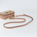 Salvatore Ferragamo Vala Hand Bag Leather 2way Pink Gold Auth 161059-8