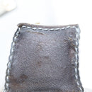 FENDI Mamma Baguette Hand Bag cotton Gray Silver Auth 161060-12