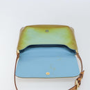 LOUIS VUITTON Monogram Vernis Thompson Street Bag Baby Blue M91009 Auth 161062-9
