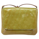 LOUIS VUITTON Monogram Vernis Thompson Street Bag Baby Blue M91009 Auth 161062-13