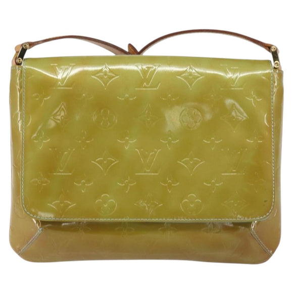 LOUIS VUITTON Monogram Vernis Thompson Street Bag Baby Blue M91009 Auth 161062