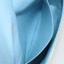LOUIS VUITTON Monogram Vernis Thompson Street Bag Baby Blue M91009 Auth 161062-21