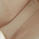 HERMES Her bag Hand Bag Canvas Leather 2way Beige Silver Auth 161063V-36