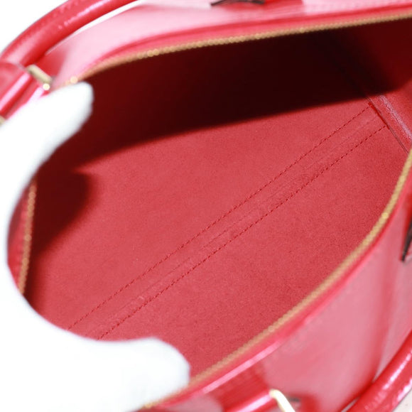 LOUIS VUITTON Epi Speedy 30 Hand Bag Castilian Red M43007 LV Auth 161066SAV