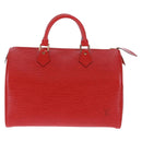 LOUIS VUITTON Epi Speedy 30 Hand Bag Castilian Red M43007 LV Auth 161066SAV-13