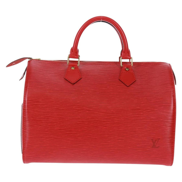 LOUIS VUITTON Epi Speedy 30 Hand Bag Castilian Red M43007 LV Auth 161066SAV