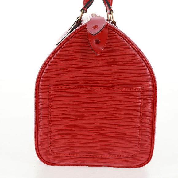 LOUIS VUITTON Epi Speedy 30 Hand Bag Castilian Red M43007 LV Auth 161066SAV