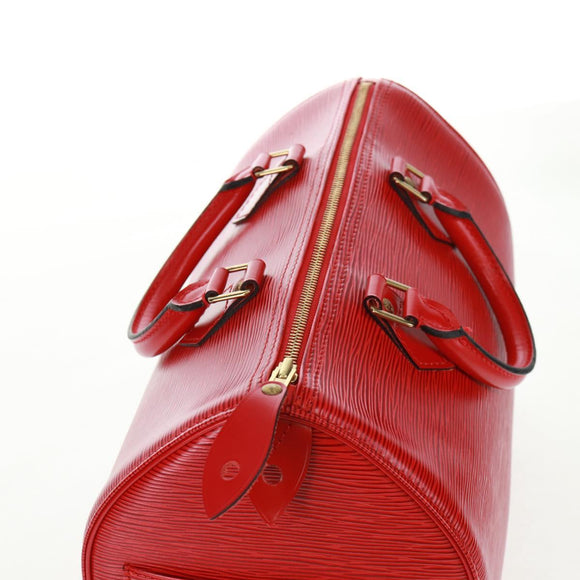 LOUIS VUITTON Epi Speedy 30 Hand Bag Castilian Red M43007 LV Auth 161066SAV