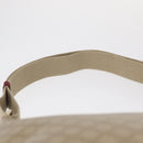 CELINE Macadam Canvas Shoulder Bag PVC Beige Gold Auth 161067-8