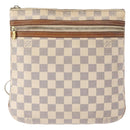 LOUIS VUITTON Damier Azur Pochette Bosphore Shoulder Bag N51112 LV Auth 161075-13