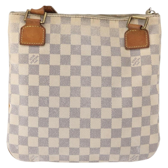 LOUIS VUITTON Damier Azur Pochette Bosphore Shoulder Bag N51112 LV Auth 161075