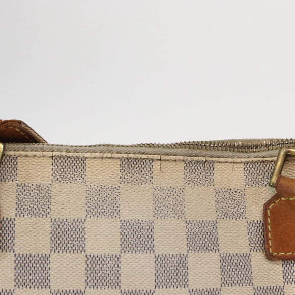 LOUIS VUITTON Damier Azur Pochette Bosphore Shoulder Bag N51112 LV Auth 161075