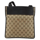 GUCCI GG Canvas Shoulder Bag Beige Silver 019 0348 Auth 161082-2