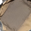 FENDI Zucca Canvas Hand Bag Black Brown Auth 161083-16