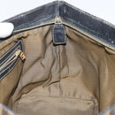 FENDI Zucca Canvas Hand Bag Black Brown Auth 161083-17