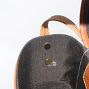 LOEWE Vanity Hand Bag Leather 2way Brown Gold Auth 161089-21