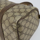 GUCCI GG Supreme Web Sherry Line Boston Bag PVC Beige Gold 40 02 006 Auth 161096-9