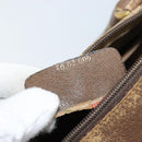 GUCCI GG Supreme Web Sherry Line Boston Bag PVC Beige Gold 40 02 006 Auth 161096-12