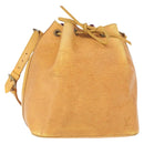 LOUIS VUITTON Epi Petit Noe Shoulder Bag Yellow M44109 LV Auth 161101-1