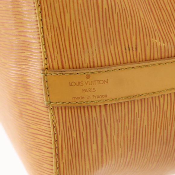 LOUIS VUITTON Epi Petit Noe Shoulder Bag Yellow M44109 LV Auth 161101