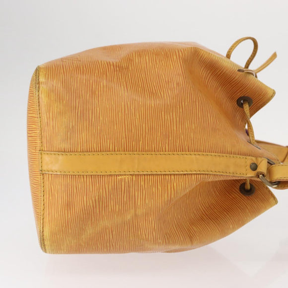 LOUIS VUITTON Epi Petit Noe Shoulder Bag Yellow M44109 LV Auth 161101