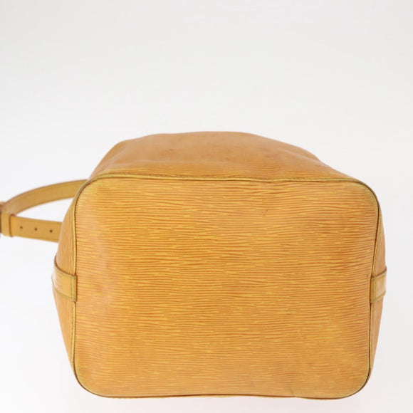 LOUIS VUITTON Epi Petit Noe Shoulder Bag Yellow M44109 LV Auth 161101