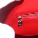 LOUIS VUITTON Monogram Vernis Houston Hand Bag Rouge M91092 LV Auth 161103-19