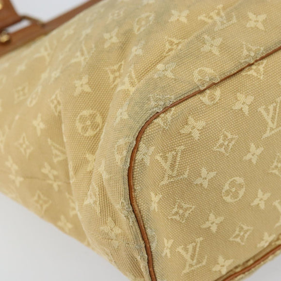 LOUIS VUITTON Monogram Mini Lucille GM Tote Bag Beige M92683 LV Auth 161105