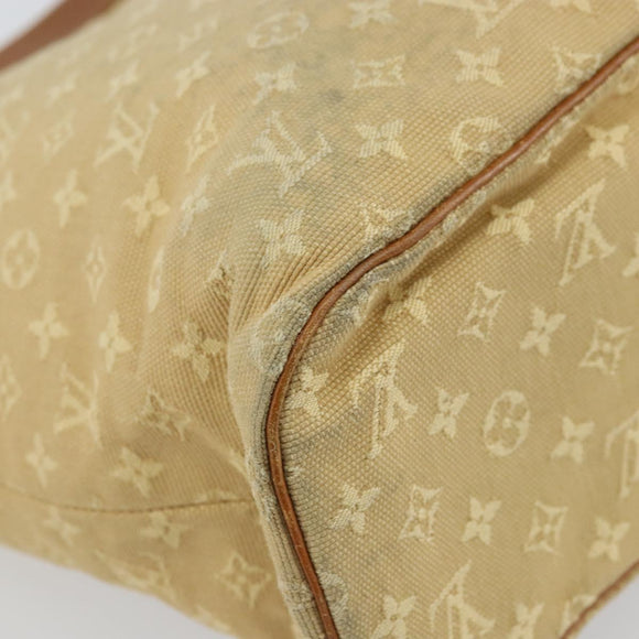 LOUIS VUITTON Monogram Mini Lucille GM Tote Bag Beige M92683 LV Auth 161105