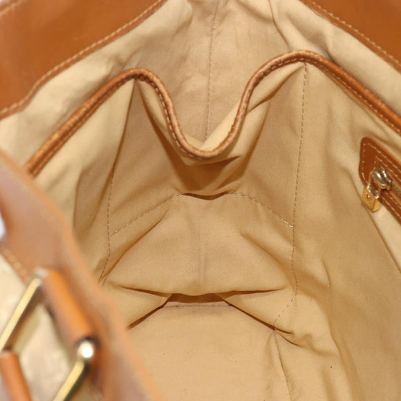 LOUIS VUITTON Monogram Mini Lucille GM Tote Bag Beige M92683 LV Auth 161105