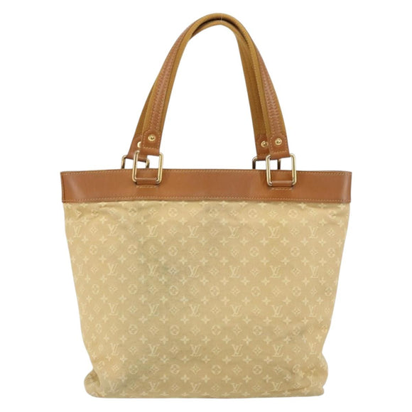 LOUIS VUITTON Monogram Mini Lucille GM Tote Bag Beige M92683 LV Auth 161105