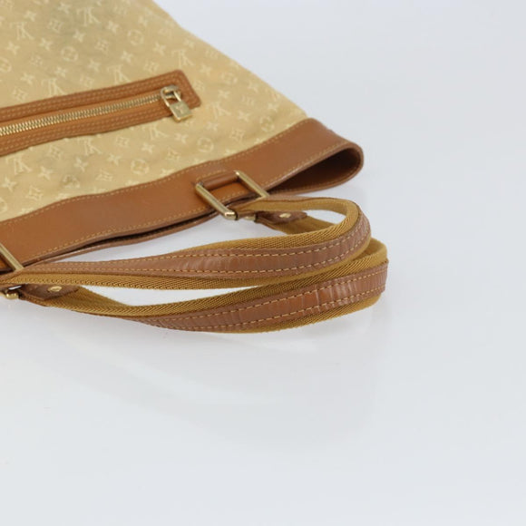LOUIS VUITTON Monogram Mini Lucille GM Tote Bag Beige M92683 LV Auth 161105