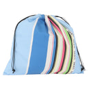 LOEWE Drawstring Bag Canvas Blue Auth 161106-1
