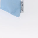 LOEWE Drawstring Bag Canvas Blue Auth 161106-14