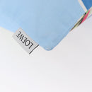 LOEWE Drawstring Bag Canvas Blue Auth 161106-15