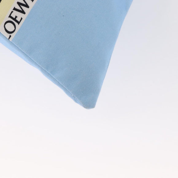 LOEWE Drawstring Bag Canvas Blue Auth 161106