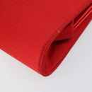 GUCCI Shoulder Bag Satin Red Gold 005 406 0284 Auth 161107V-15