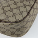 GUCCI GG Supreme Web Sherry Line Bag PVC Beige Gold 89 02 032 Auth 161109-13