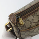 GUCCI GG Supreme Web Sherry Line Bag PVC Beige Gold 89 02 032 Auth 161109-15