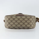GUCCI GG Supreme Web Sherry Line Bag PVC Beige Gold 89 02 032 Auth 161109-9
