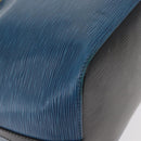 LOUIS VUITTON Epi Petit Noe Shoulder Bag Bicolor Black Blue M44152 Auth 161112-15