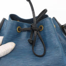 LOUIS VUITTON Epi Petit Noe Shoulder Bag Bicolor Black Blue M44152 Auth 161112-10