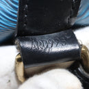 LOUIS VUITTON Epi Petit Noe Shoulder Bag Bicolor Black Blue M44152 Auth 161112-12