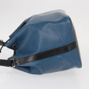 LOUIS VUITTON Epi Petit Noe Shoulder Bag Bicolor Black Blue M44152 Auth 161112-4