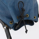 LOUIS VUITTON Epi Petit Noe Shoulder Bag Bicolor Black Blue M44152 Auth 161112-6