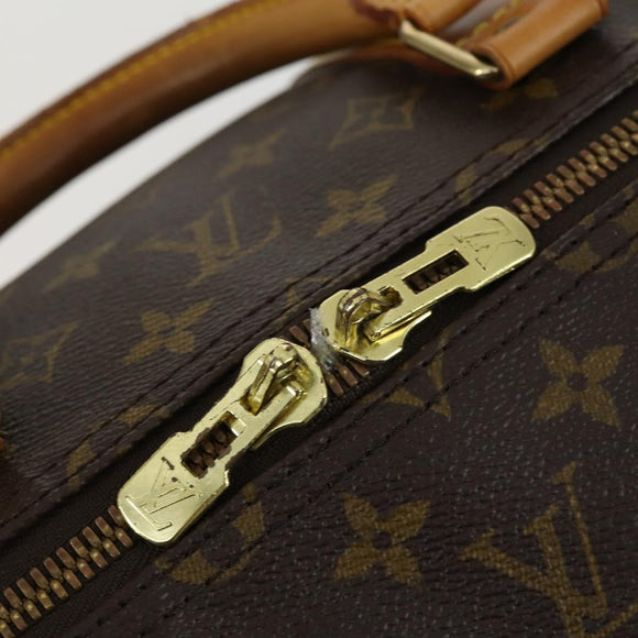 LOUIS VUITTON Monogram Keepall 55 Boston Tasche M41424 LV Auth 161113