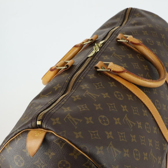 LOUIS VUITTON Monogram Keepall 55 Boston Tasche M41424 LV Auth 161113