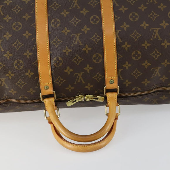 LOUIS VUITTON Monogram Keepall 55 Boston Tasche M41424 LV Auth 161113