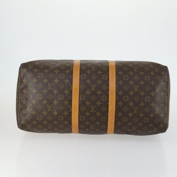 LOUIS VUITTON Monogram Keepall 55 Boston Tasche M41424 LV Auth 161113